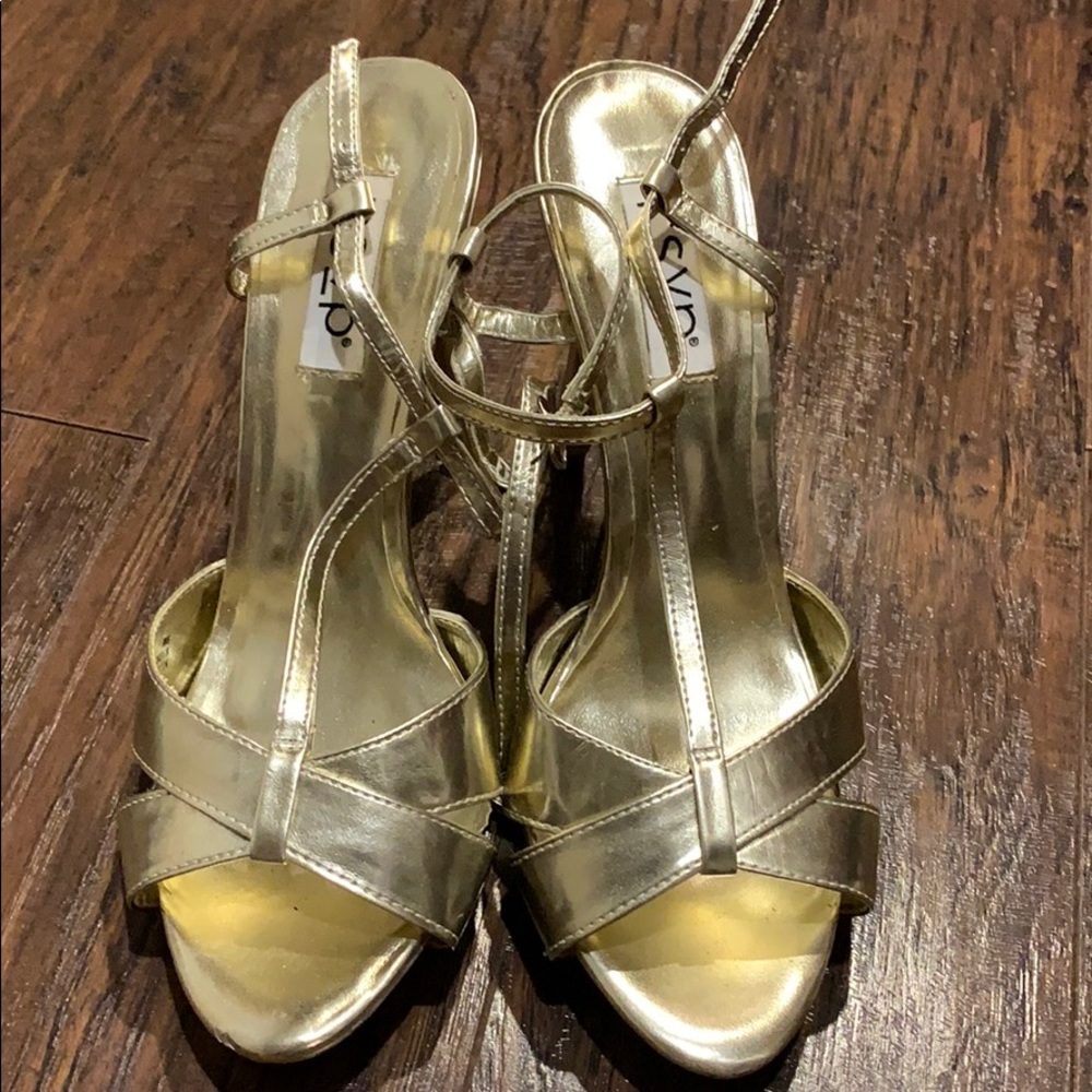 Gold sandals